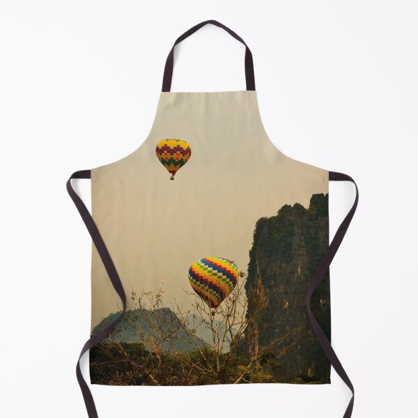 Item preview, Colorful hot air balloons above Vang Vieng designed and sold by franck380.