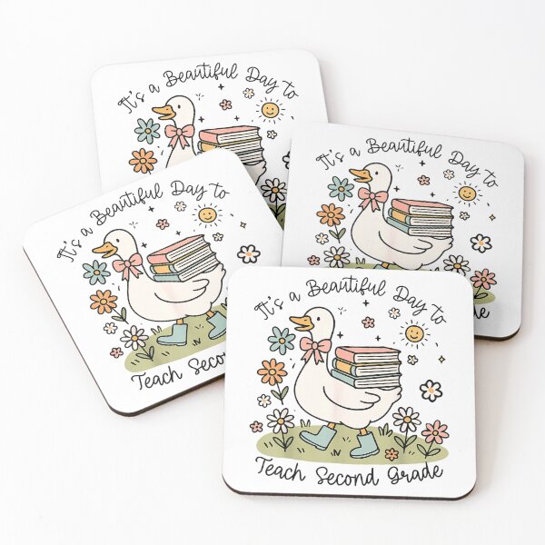 Item preview, Cute Goose It's A Beautiful Day to Teach 2nd Grade Teacher T-Shirt designed and sold by Voila-creative.