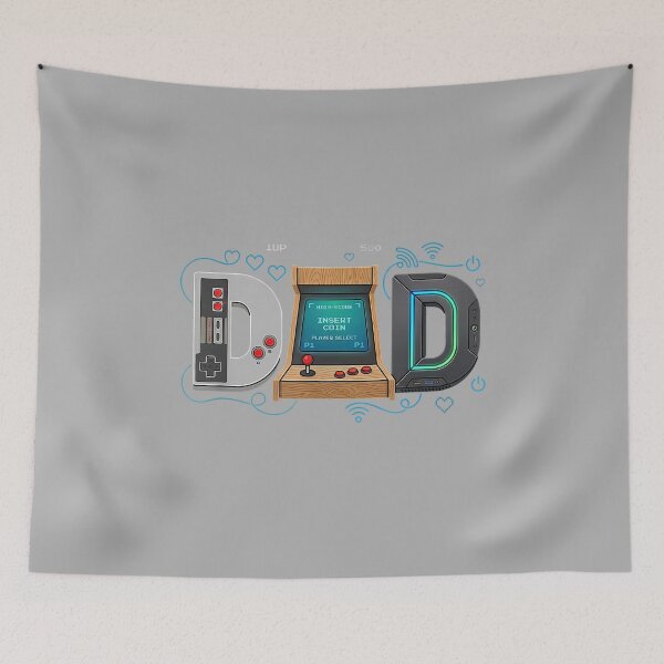 Item preview, Gamer Dad Retro Arcade Gaming Father Father's Day Birthday designed and sold by ArleneRowe.