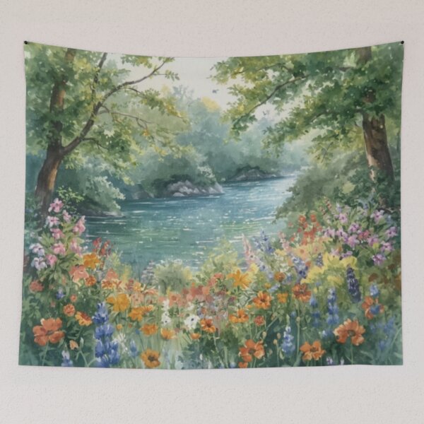 Item preview, Wildflowers Creek designed and sold by SeaStarAlex.
