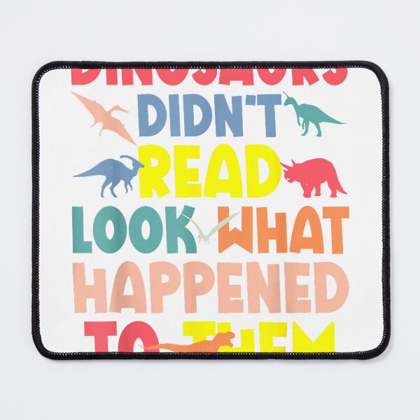 Item preview, Dinosaurs Didn’t Read Funny Back to School Teacher Librarian T-Shirt designed and sold by DArtfulStudio.