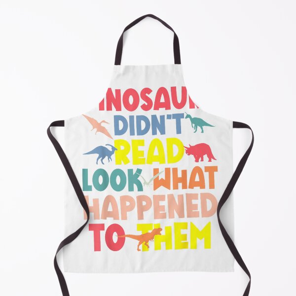 Item preview, Dinosaurs Didn’t Read Funny Back to School Teacher Librarian T-Shirt designed and sold by DArtfulStudio.