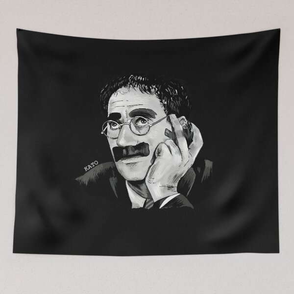 Item preview, Wit Illustrated Portrait Design designed and sold by Kartezartion.