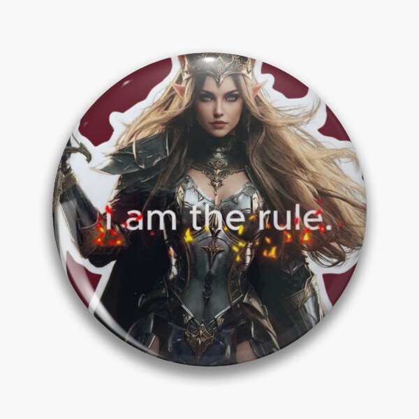 Item preview, I am the rule - Dark Fantasy Queen Sticker designed and sold by YunsCozyCorner.