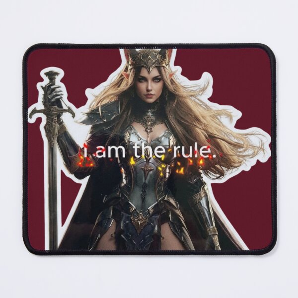 Item preview, I am the rule - Dark Fantasy Queen Sticker designed and sold by YunsCozyCorner.
