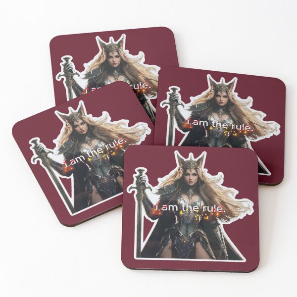 Item preview, I am the rule - Dark Fantasy Queen Sticker designed and sold by YunsCozyCorner.