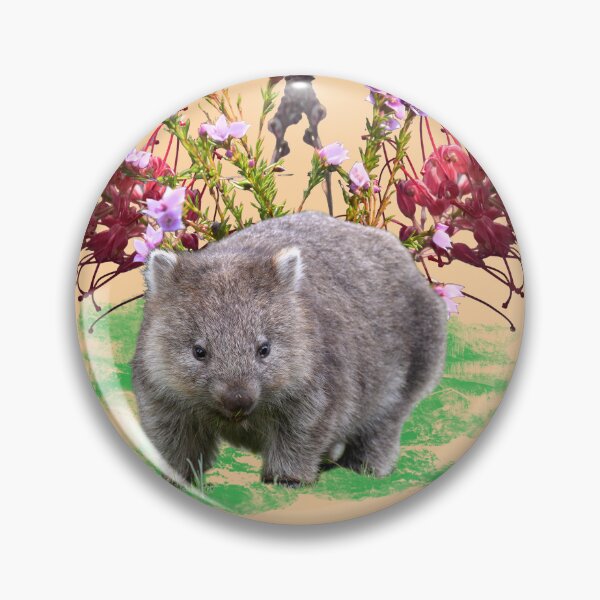 Item preview, WOMBAT AUSTRALIAS CUDDLY CHEEKY WOMBAT designed and sold by Barbara Jean Photo Art And Design.