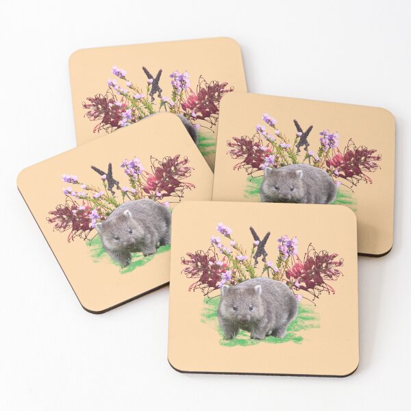 Item preview, WOMBAT AUSTRALIAS CUDDLY CHEEKY WOMBAT designed and sold by Barbara Jean Photo Art And Design.
