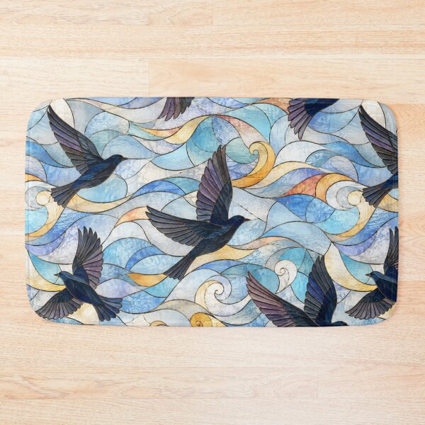 Item preview, Stained Glass Birds in Motion designed and sold by Dresut.