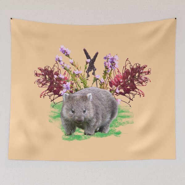 Item preview, WOMBAT AUSTRALIAS CUDDLY CHEEKY WOMBAT designed and sold by Barbara Jean Photo Art And Design.