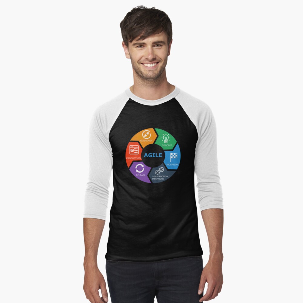 Item preview, Baseball ¾ Sleeve T-Shirt designed and sold by yourgeekside.