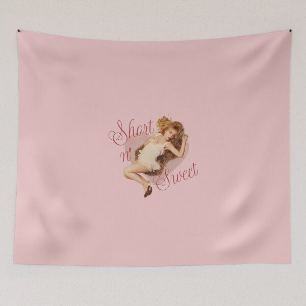 Item preview, Sabrina Carpenter Short n Sweet Heart Bed designed and sold by Moonpaw-Whimsy.