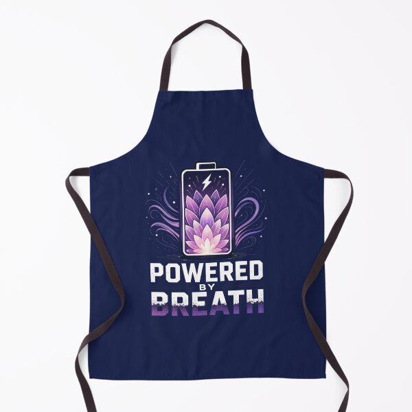 Item preview, Powered By Breath – Lotus Energy Battery Wellness Design designed and sold by warlistop.
