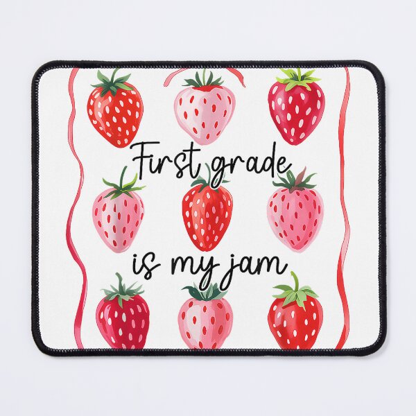 Item preview, First Grade is My Jam Strawberry 1st Grade Back to School T-Shirt designed and sold by Badriiiii.
