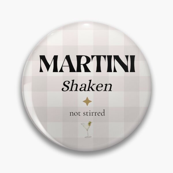 Item preview, Martini: Shaken, not Stirred/ James Bond Quote designed and sold by Cherry&Co..