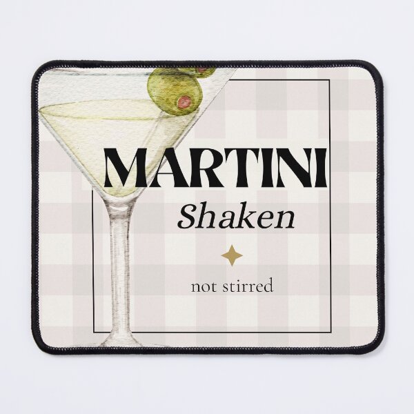 Item preview, Martini: Shaken, not Stirred/ James Bond Quote designed and sold by Cherry&Co..
