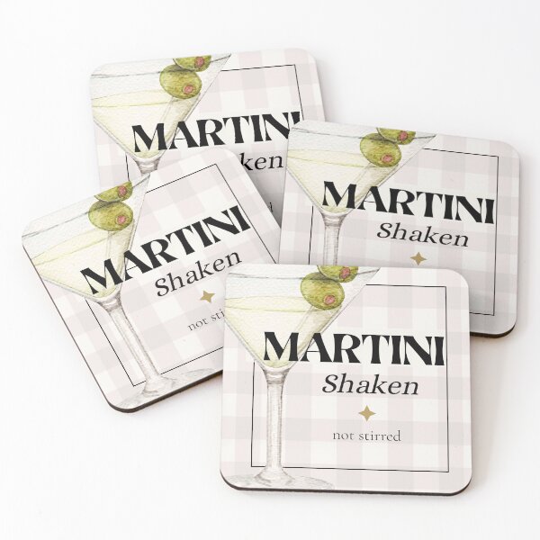 Item preview, Martini: Shaken, not Stirred/ James Bond Quote designed and sold by Cherry&Co..