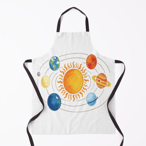 Item preview, Hand Drawn Oil Pastel Solar System designed and sold by TeyArtWork.