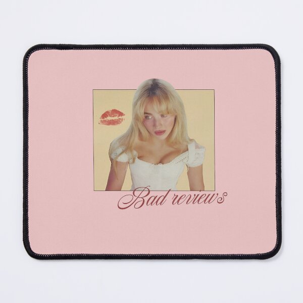 Item preview, Sabrina Carpenter Bad Reviews Kiss Graphic designed and sold by Moonpaw-Whimsy.