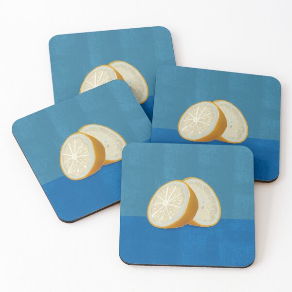 Item preview, Artisan Sweet Lemon & Azure Blue Citrus Illustration designed and sold by altastudio.