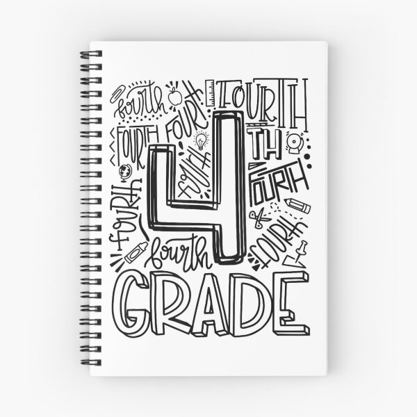 Item preview, Fourth 4th Grade Typography Back to School T-Shirt designed and sold by Ascendly.
