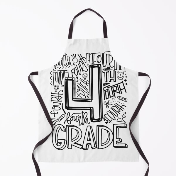 Item preview, Fourth 4th Grade Typography Back to School T-Shirt designed and sold by rawr00.