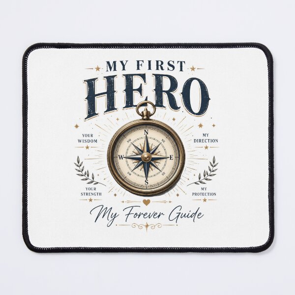 Item preview, My First Hero Dad Shirt | Meaningful Father's Day Gift for Dad designed and sold by pradeepvisuals.