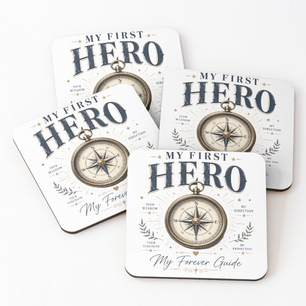 Item preview, My First Hero Dad Shirt | Meaningful Father's Day Gift for Dad designed and sold by pradeepvisuals.