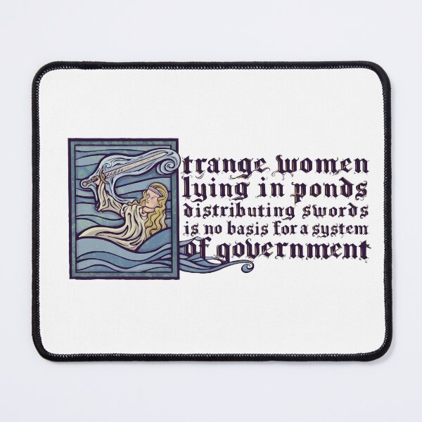 Item preview, Witty Medieval Quote Water Sword Graphic designed and sold by NeonMashup.