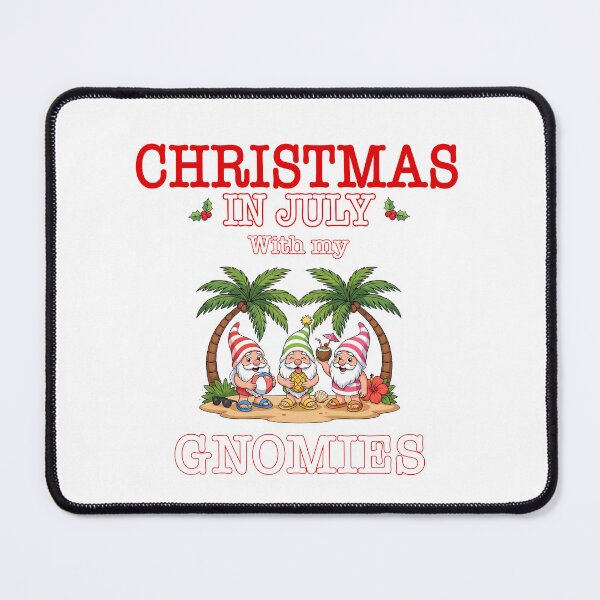 Item preview, Christmas In July Tropical Party Gnomes designed and sold by QuiteOrbit.