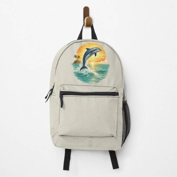 Item preview, Vintage Florida Coastal Dolphin Paradise Tropical Escape designed and sold by piketo.
