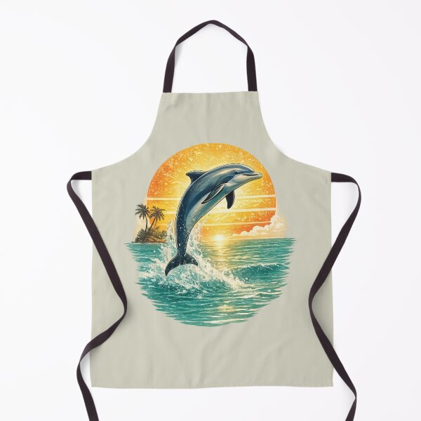 Item preview, Vintage Florida Coastal Dolphin Paradise Tropical Escape designed and sold by piketo.