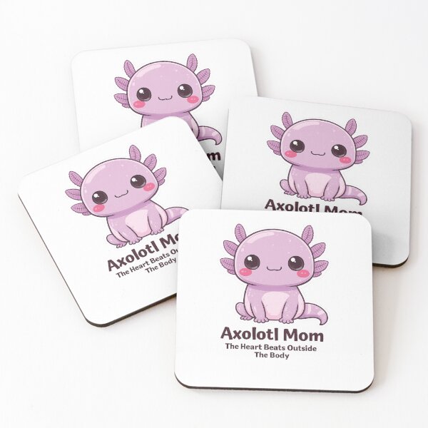 Item preview, Axolotl Mom The Heart Beats Outside The Body Gift designed and sold by Arties4Bread⭐⭐⭐⭐⭐.
