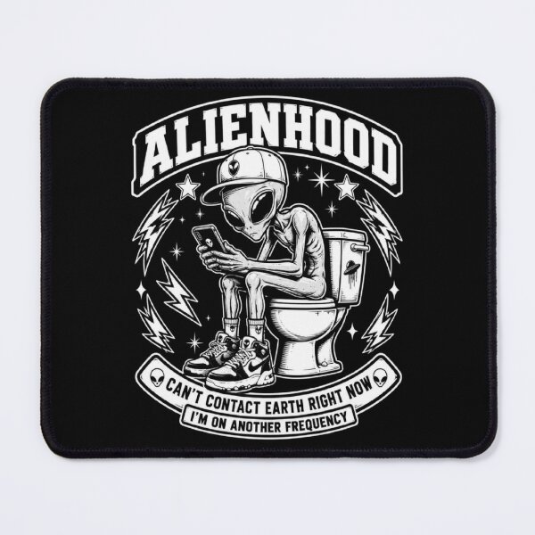Item preview, RESIDENT ALIEN in the toilet designed and sold by ALL ART .
