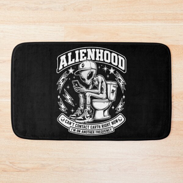 Item preview, RESIDENT ALIEN in the toilet  designed and sold by ALL ART .
