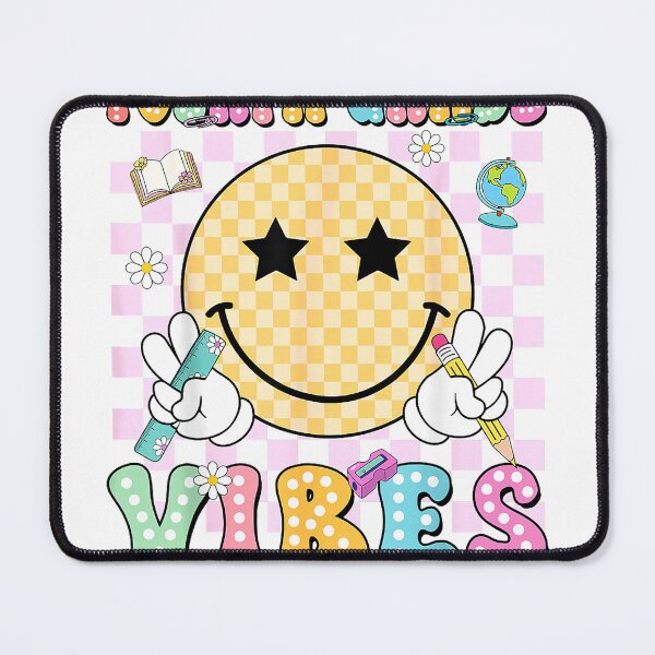 Item preview, Fourth Grade Vibes Smile Face Teacher Kid Back to School T-Shirt designed and sold by Voila-creative.
