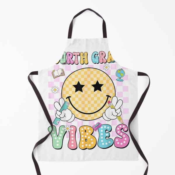 Item preview, Fourth Grade Vibes Smile Face Teacher Kid Back to School T-Shirt designed and sold by Voila-creative.