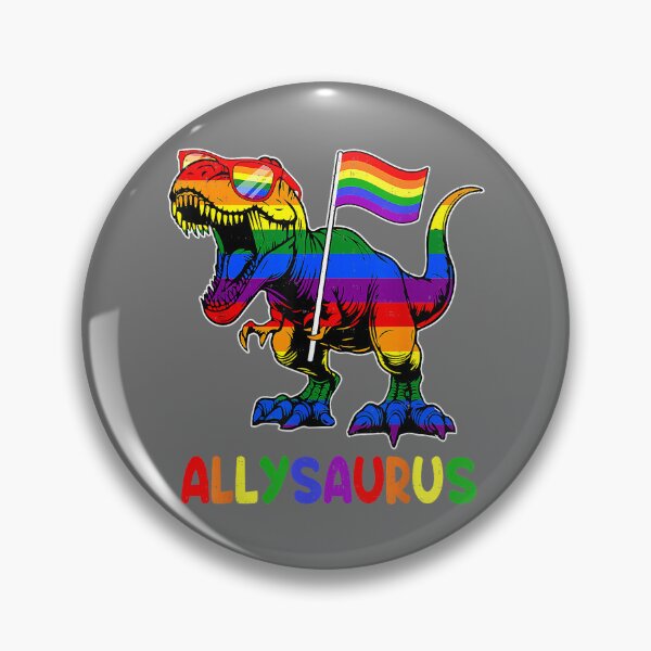 Item preview, Dinosaur Rainbow Allysaurus LGBTQ Gay Pride Ally Men Kids designed and sold by KristineLi.