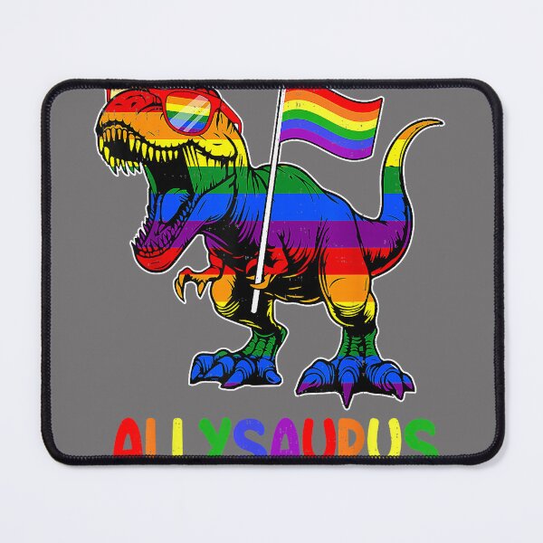 Item preview, Dinosaur Rainbow Allysaurus LGBTQ Gay Pride Ally Men Kids designed and sold by KristineLi.