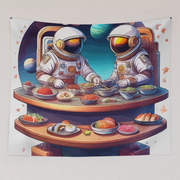 Item preview, Flavors of the Cosmic Sushi Bar designed and sold by bb-15artstudio.