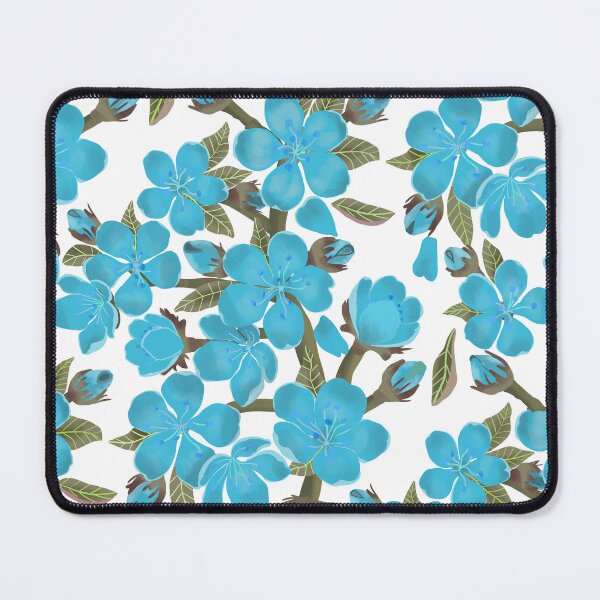 Item preview, Cherry Blossom Pastel Blue Botanical Floral designed and sold by altastudio.