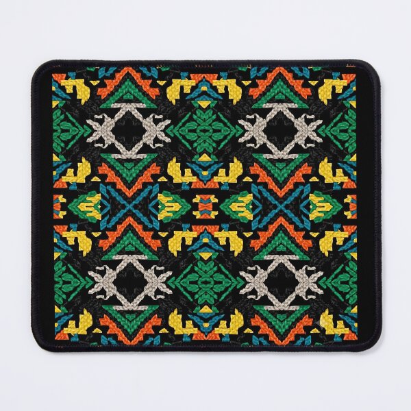 Item preview, Geometric Pattern of Indigenous Handwoven Fabric designed and sold by ElementoVisual.