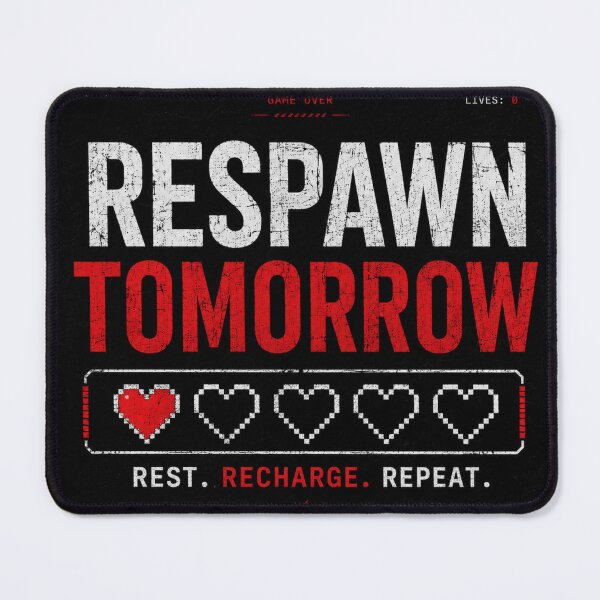 Item preview, Respawn Tomorrow Gaming Retro Gamer Design designed and sold by KAIGEN7.