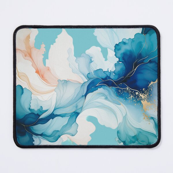 Item preview, Floating Flora (teals) designed and sold by WeaveSphere.
