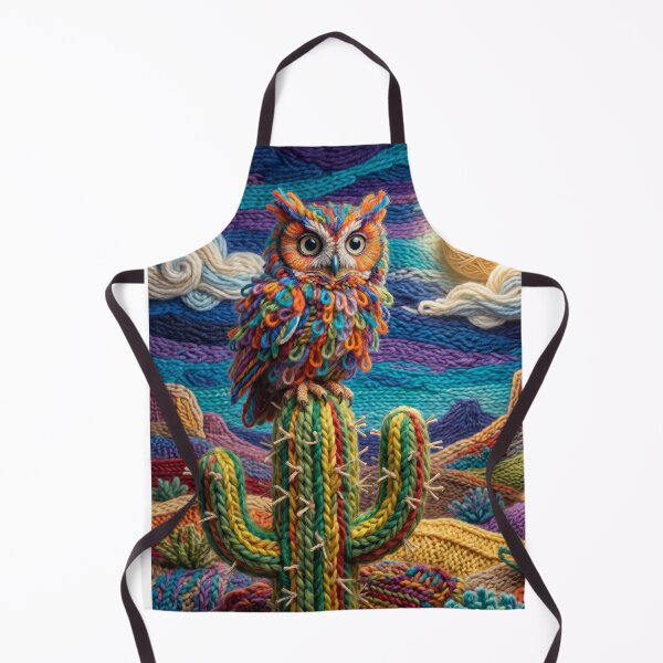 Item preview, Yarn Screech Owl in a Yarnie Desert designed and sold by Tridentulus.