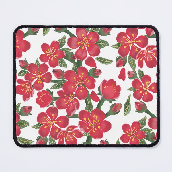 Item preview, Cherry Blossom Soft Red Botanical Floral designed and sold by altastudio.