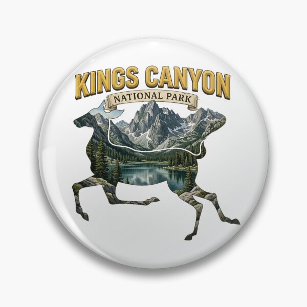 Item preview, A Vintage Illustration of Kings Canyon National Park - California - US designed and sold by clintang.