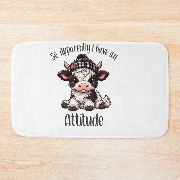 Aperçu de l'œuvre Design mignon de vache à l'attitude créée et vendue par HUTEND.