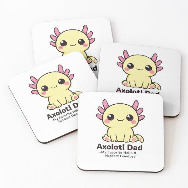 Item preview, Axolotl Dad My Favorite Hello Hardest Goodbye designed and sold by Arties4Bread⭐⭐⭐⭐⭐.