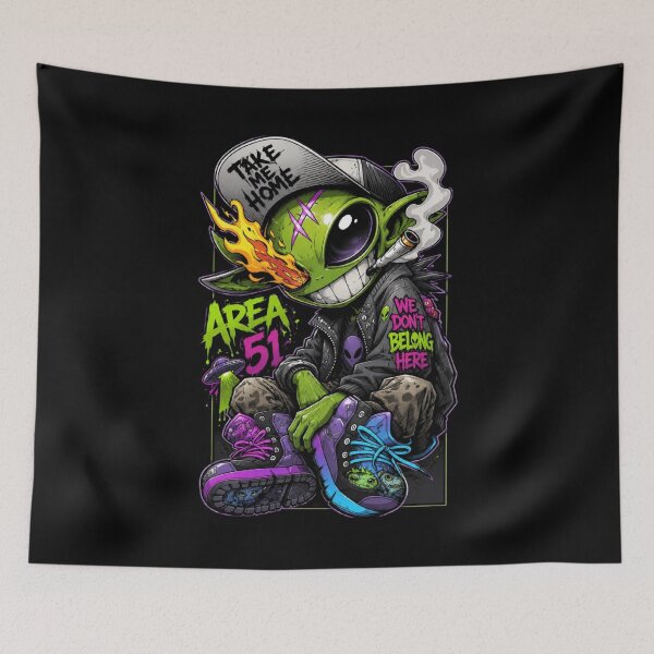 Item preview, RESIDENT ALIEN designed and sold by ALL ART .
